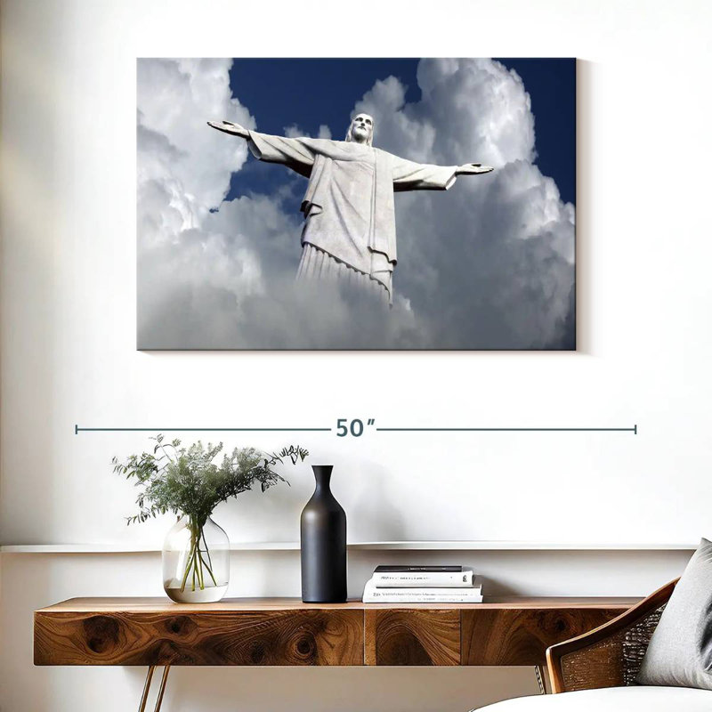 Ravi Sky High Christ The Redeemer, H 26 po x l 39 po