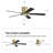 Dc Motor Indoor Flush Mount Ceiling Fan With Light Kit And Remote-529811623-529811616-536125091
