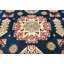 Tapis oriental tribal bleu 6X9 One-of-a-Kind