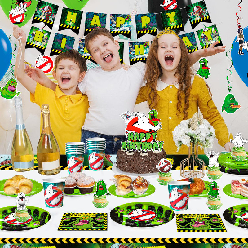 Ghostbusters Birthday Party Supplies Kit - 87pcs