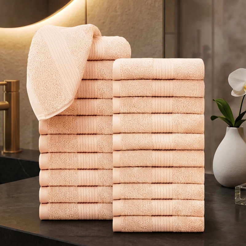 Essuie-mains 100% coton 600 g / m² , Beige