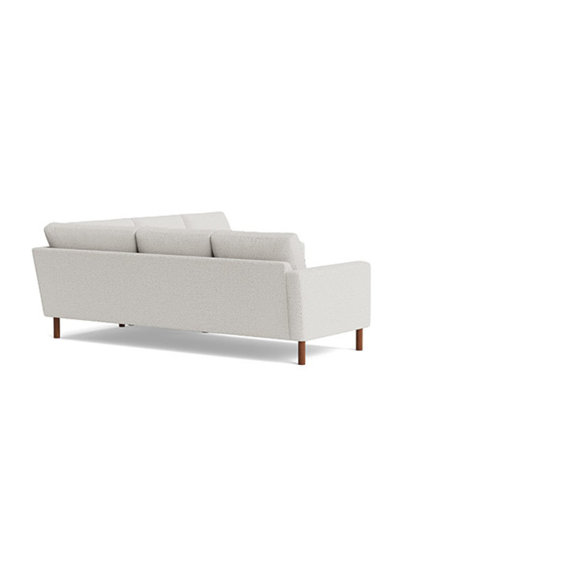 Laguna Sectional, Left Hand Facing, Velvet - Beige