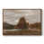 Walnut Floater Framed Canvas