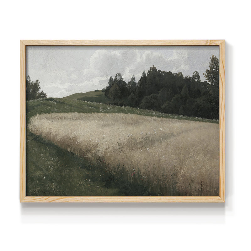 Paysages rétro-CDLXV - reproduction encadrée, H 8 po x l 10 po, Naturel