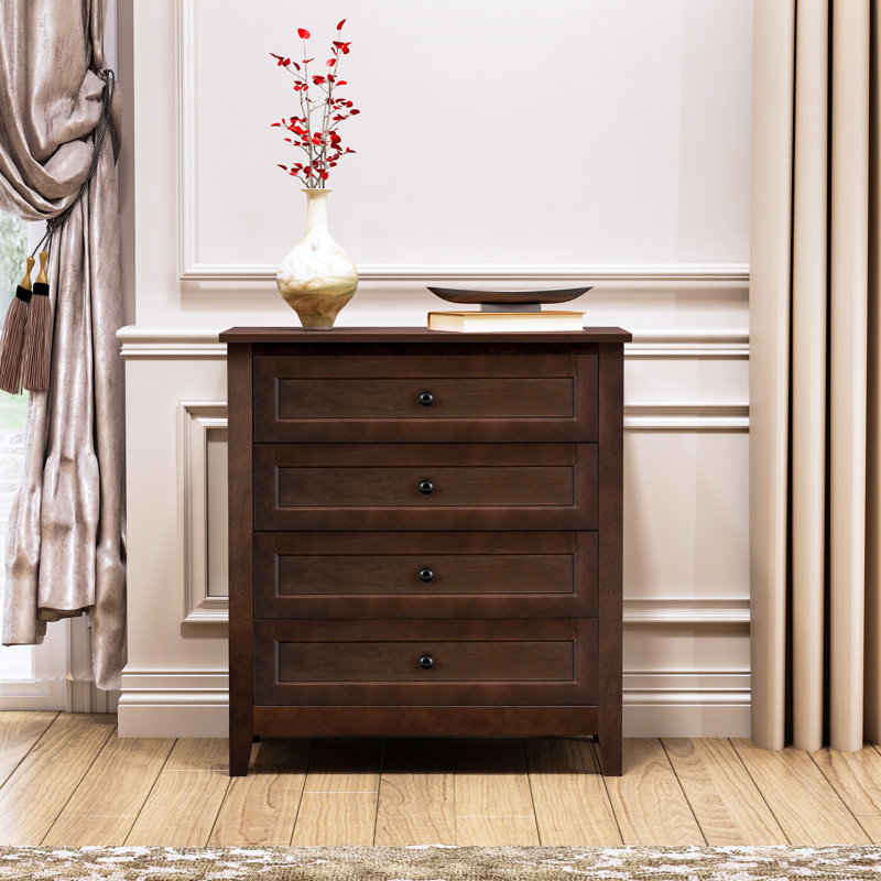 Luly 32.7'' Wide 4 - Drawer Storage Cabinet