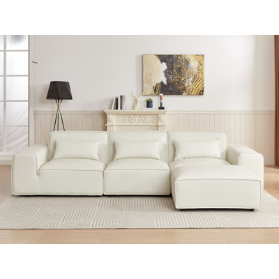 Canapé modulaire surdimensionné moderne de 134 po 4 pièces Nordic