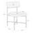Bayardo 19.3'' H Faux Leather Upholstered Metal Side Chair-377103992