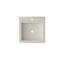 Lavabo pour salle de bain blanc mat