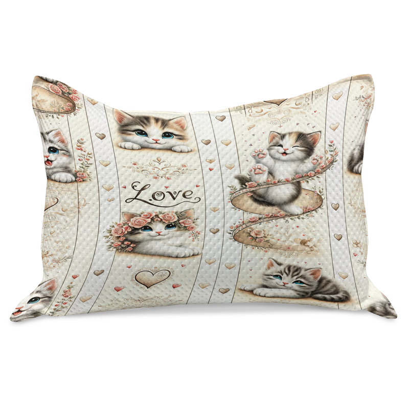 Housse de coussin Ambesonne Cat, H 1 po x l 36 po