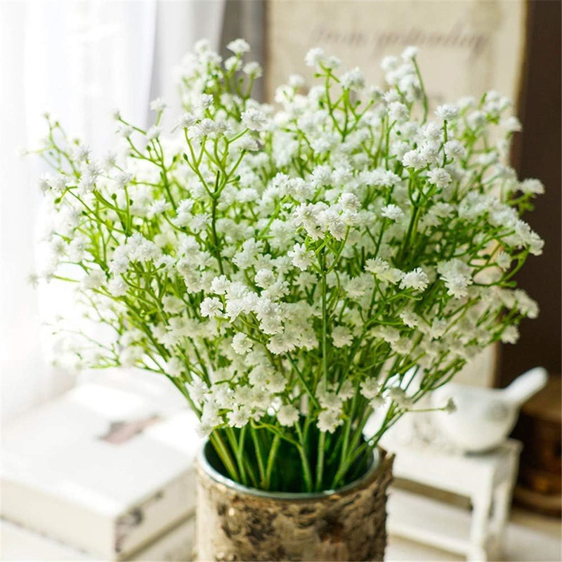 Madrid Baby's Breath Centerpiece, White