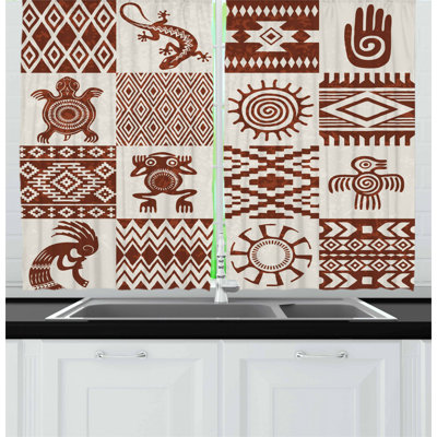 Patchwork Tailored Kitchen Curtain