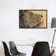 Lion Profile by David Stribbling - Print on Canvas