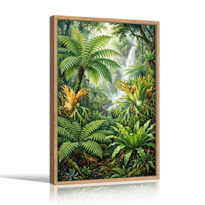 «Tropical Jungle», reproduction d'art sur toile, ensemble de 1