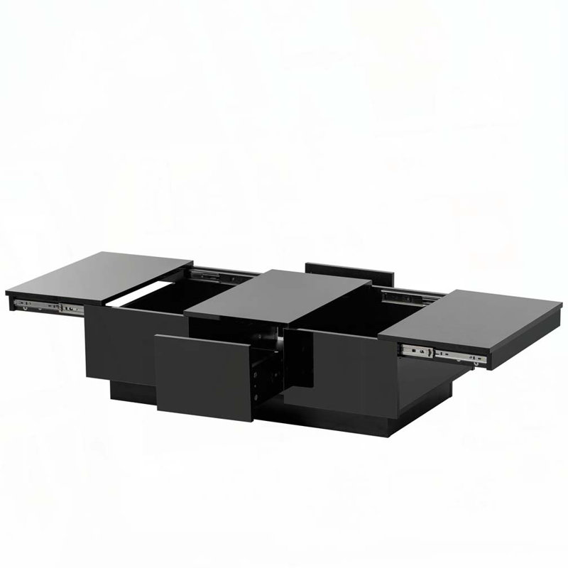 Table de cocktail extensible, Noir
