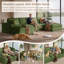 138" Oversized Modular Sectional Sofa, Sectional Couch with Deep Seat,Extra Large U Shaped Couch Couch with Ottoman-2039227819