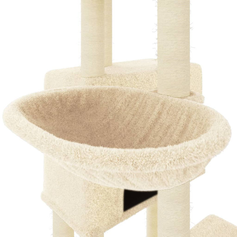 122cm H Cat Tree, Cream
