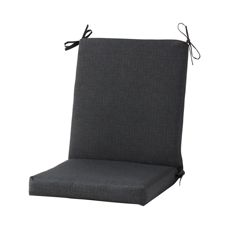 High Back Dining Chair Pad, Carbon