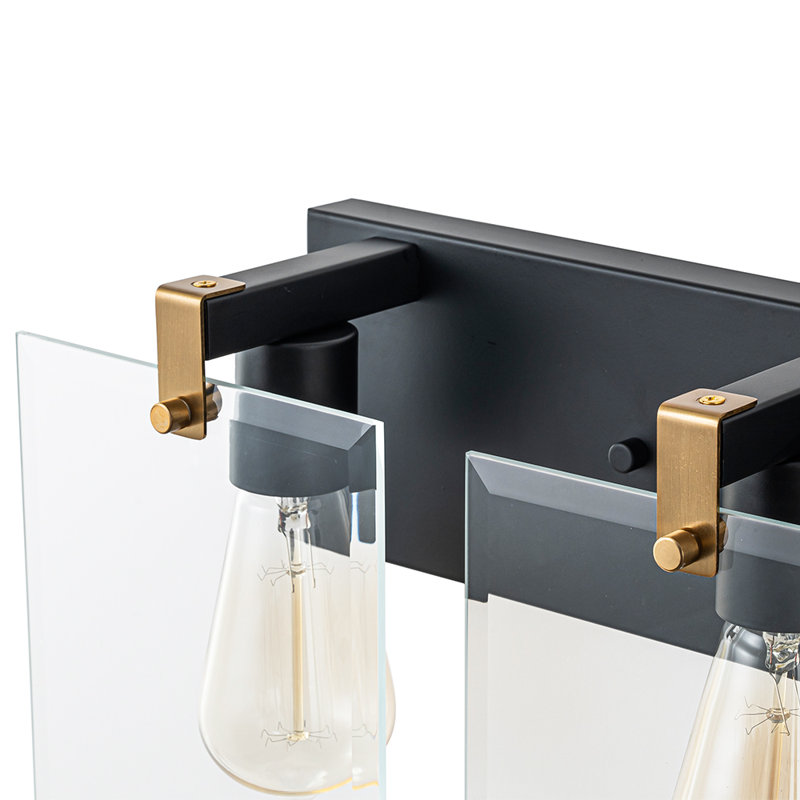 Éclairage pour meuble-lavabo en verre biseauté 3 lumières