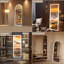 Miroir pleine longueur avec pansement stationnaire léger et pleine longueur-249192041-249192044