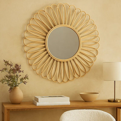 Eicher Solid Wood Flat Mirror