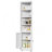 71" Tall Corner Storage Cabinet with 2 Doors, 5-Tier Metal Cabinet with Adjustable Shelves, Freestanding Kitchen Storage for Pantry, Living Room, Bathroom, Laundry Room, Space Saving Furniture