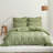 Linen Ruffled Duvet Cover Set-719712753-696302582