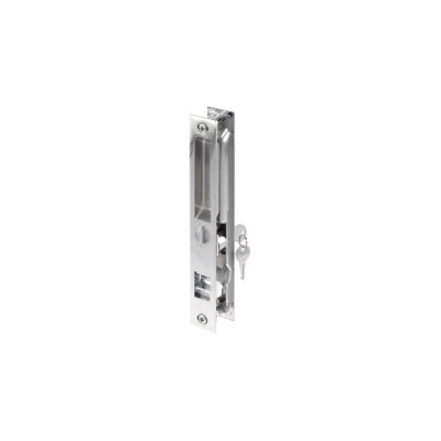 FHC C1075 Keyed Sliding Door Flush Latch Handle Set - 6-5/8" - Diecast Construction