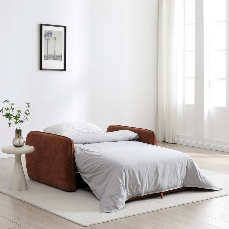 2 Seater Chenille Sofa Bed