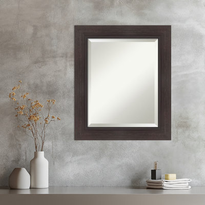 Miroir mural incliné biseauté