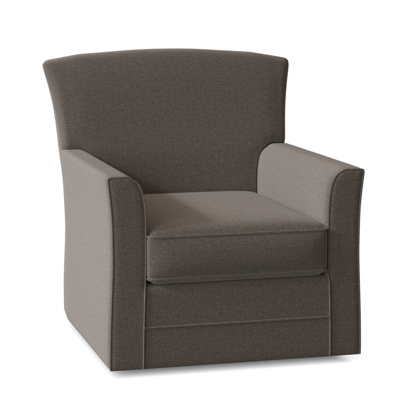 Buckley Swivel Armchair, Ivory Crypton Performance; 0886-91