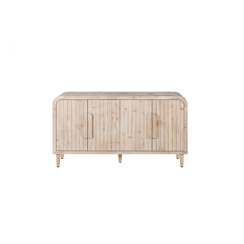 Buffet 59 po 59 po Farmhouse, Blanc antique