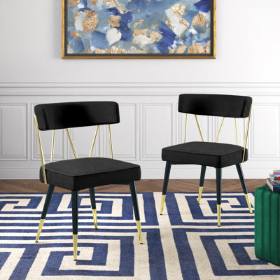 Jeudi 19.5'' H Velvet Upholstered Side Chair