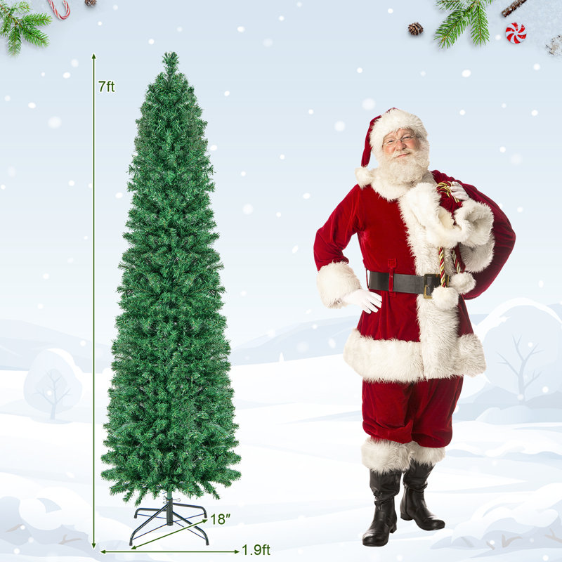 Arbre de Noël artificiel avec fibre optique colorée, 7'