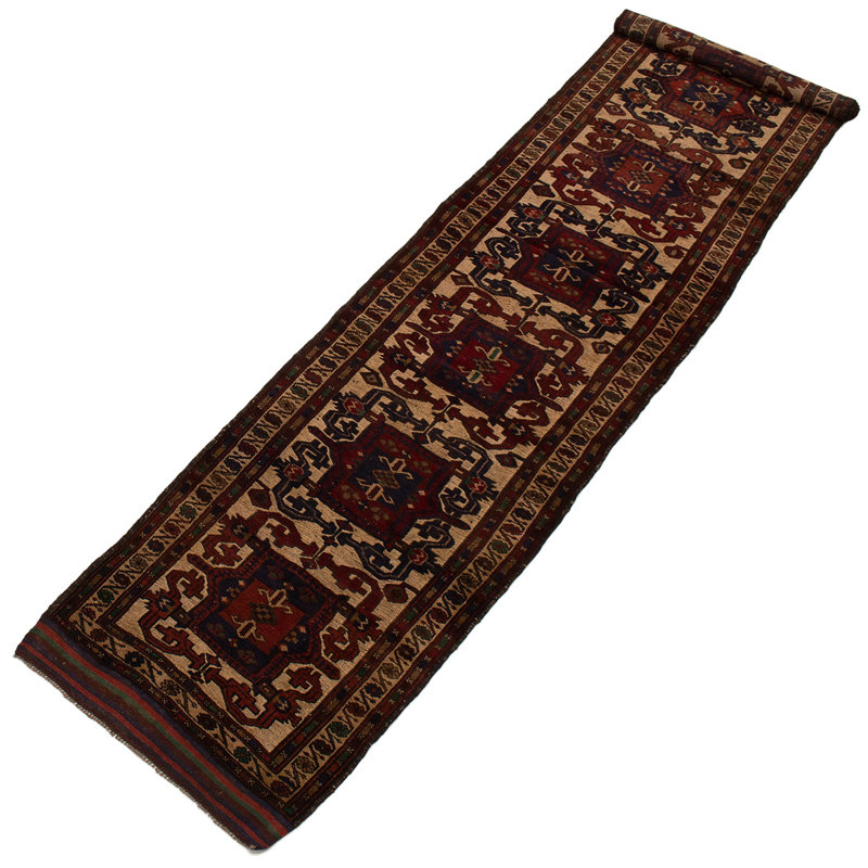 Westbrooke One-of-a-Kind 2'8" X 11'4" 2010s Runner Wool Area Rug in Cream