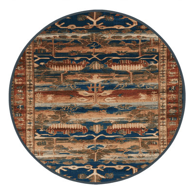 Machine Washable Turkish Brown Area Rug