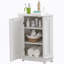 Armoire de salle de bain, armoire de rangement de coin triangulaire avec tablette réglable-944394635-944394638
