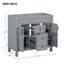 Meuble-lavabo 36 po sans lavabo supérieur, armoire seulement, armoire de rangement moderne avec 2 portes à fermeture douce et 2 tiroirs-115898512
