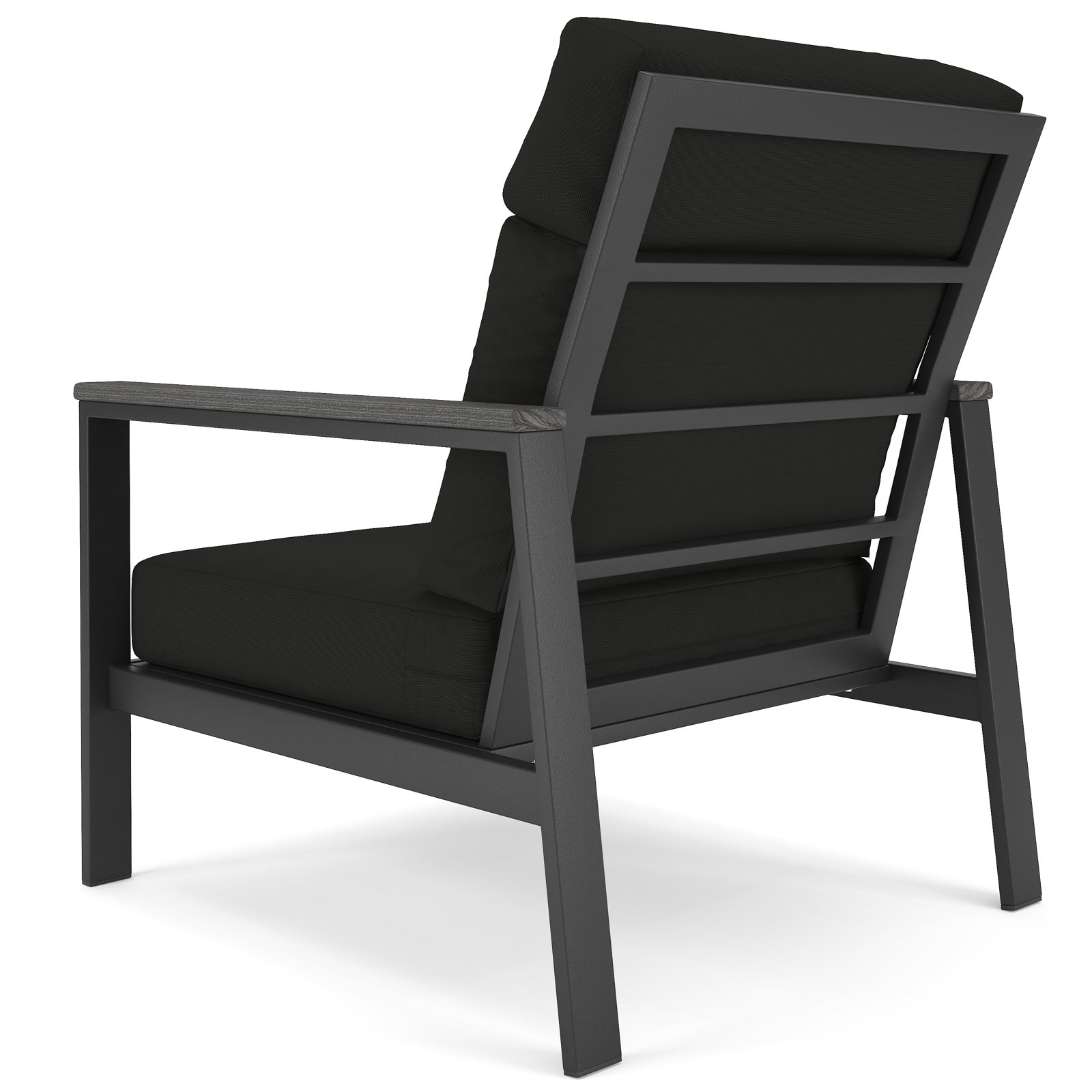 Townsend Sunbrella® Patio Lounge Chair, Canvas Black, Gray, Yes
