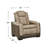 Corbin Power Recliner Chair, 39In Faux Leather, Wireless Charger-108208183