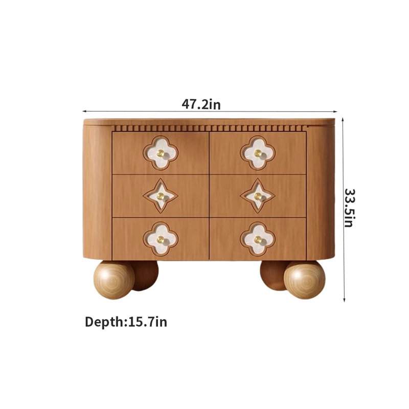 Cabinet d'entrée Simple Creative, Brun
