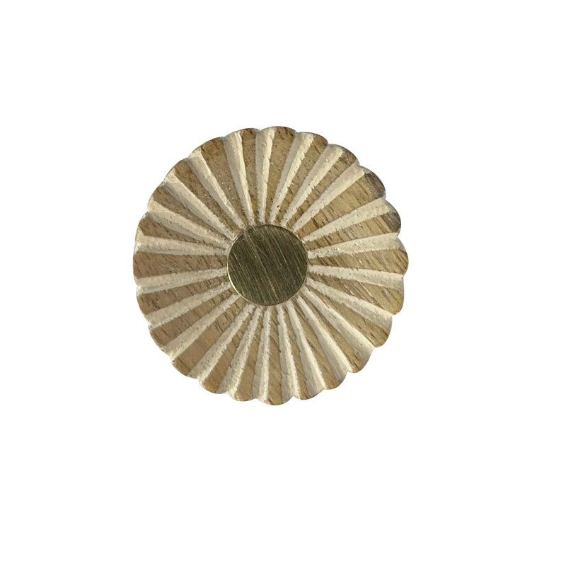 Poignée ronde 1,5 po Siena, Blanc