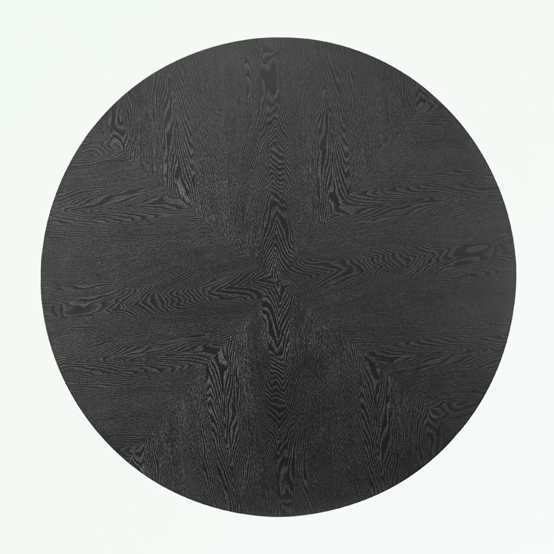 Table de bout 53,14 po en MDF, H 29,75 po x L 53,14 po x l 53,14 po, Noir