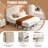 Heavy Duty Metal Platform Bed Frame with Headboard, No Box Spring Needed, Sturdy Steel Slat Support-1059204971-1052908565