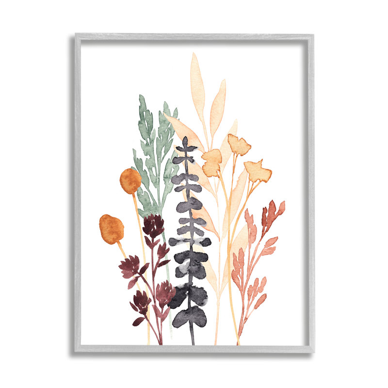 «Country Cottage Herbs Layered Botanicals», art mural texturé giclée par Annie Warren_aq-390, H 14 po x l 11 po x P 1,5 po