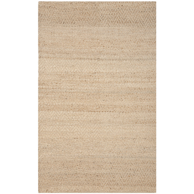 Tapis en jute tissé à la main Borrego, Rectangle 2 pi 3 po x 4 pi