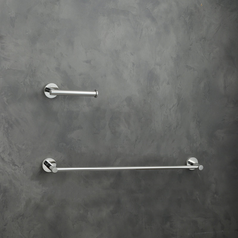 Alma 2 - Piece Bathroom Hardware Set, Chrome