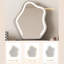 Coiffeuse avec miroir lumineux, 5 tiroirs, 1 chaise