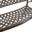 Banc de jardin en aluminium