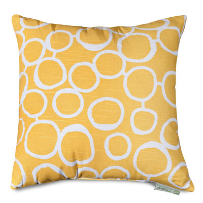 Fusion Geometric Cotton Reversible Throw Pillow