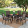 Alyah Round 4 - Person 47'' Long Dining Set